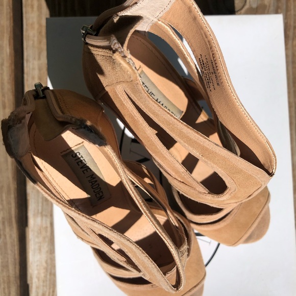 Steve Madden size 8 blush/tan heels - Picture 6 of 8